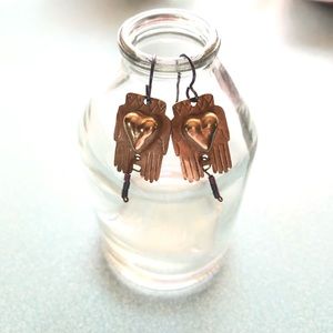 Vintage Handcrafted Thunderbird Earrings